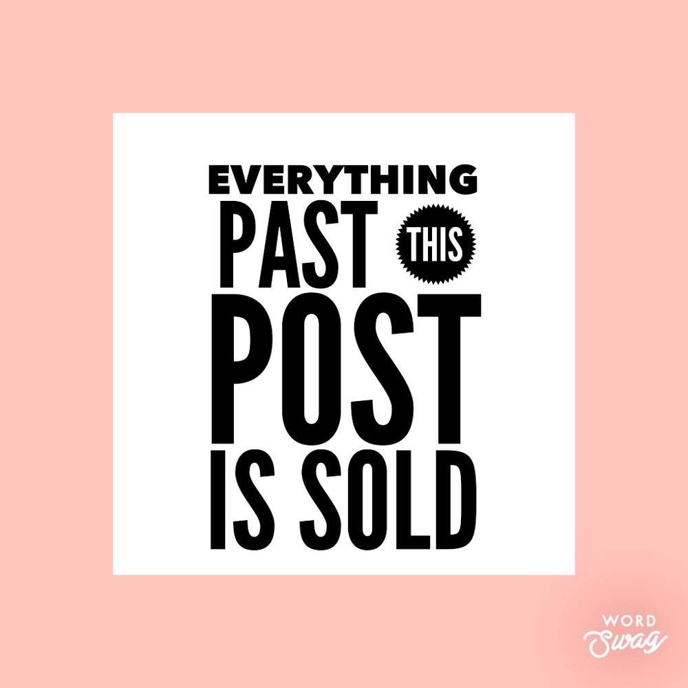 Thanks for viewing my closet!